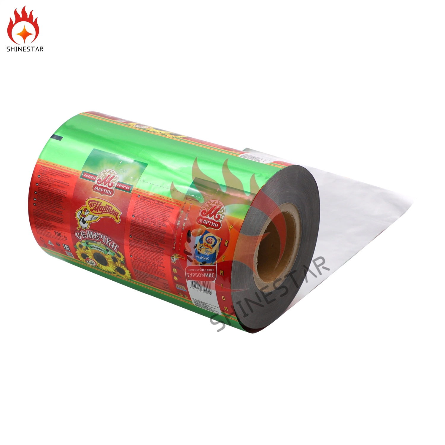 Pet/PE/PA/OPP/CPP/VMPET/Al Transparent Plastic Stretch Film for Packaging