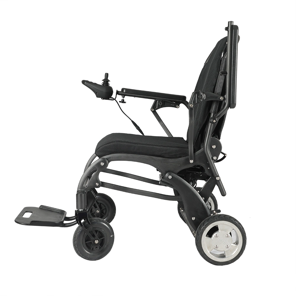 Lightweight Medicare 12&prime; &prime; Folding Foldable Power Electric Wheelchair with Quick Removable Motors