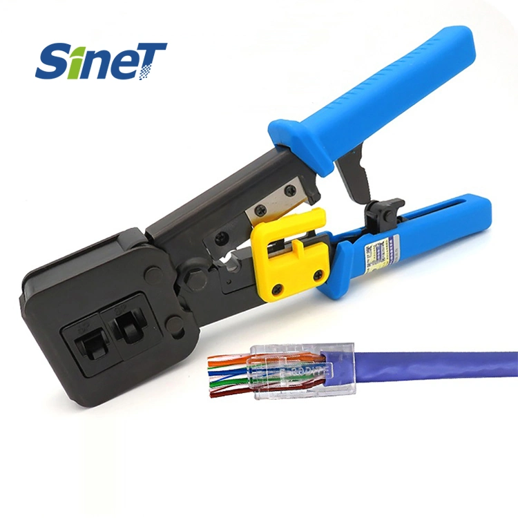 كبل الشبكة أداة Ez Crimping RJ45 وRJ11 Rj12 متعددة استخدم كبل Pier