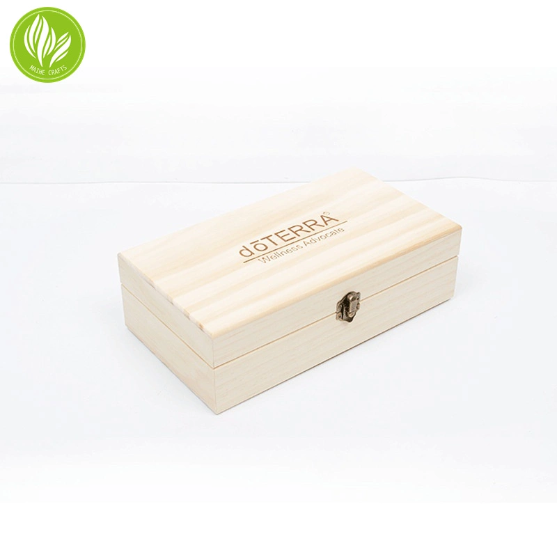 Caja de almacenamiento de aceite esencial de madera personalizada