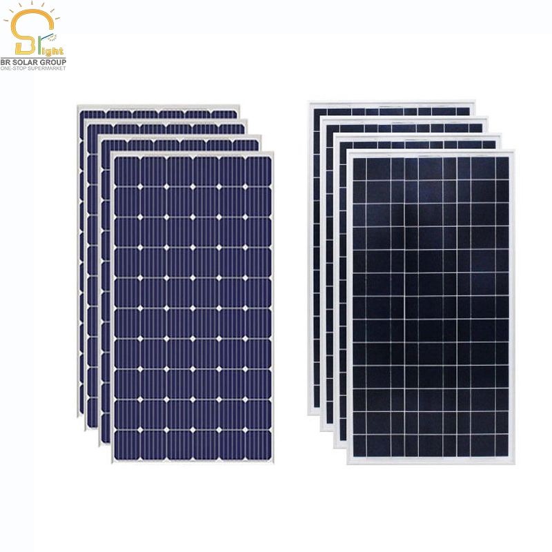 TUV RoHS CE 415/450/550/540/670W sur le réseau / hors réseau Demi-cellule Solaire Mono Système PV Solaire Module Monocristallin Panneau d'énergie Polycristallin