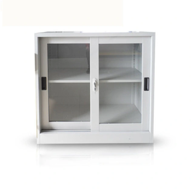 Hot Sale 2 Glass Sliding Door Storage Filing Cabinet Made in China