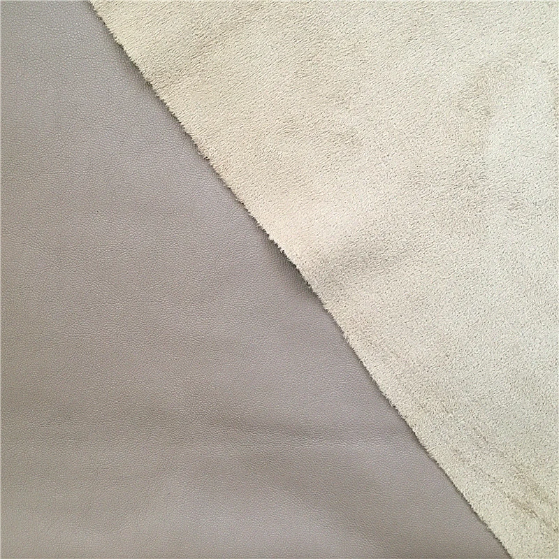 Textura de piel genuina de alta calidad de refuerzo de Gamuza sintética PU de cuero para ropa ropa ropa de la Chaqueta Falda pantalones