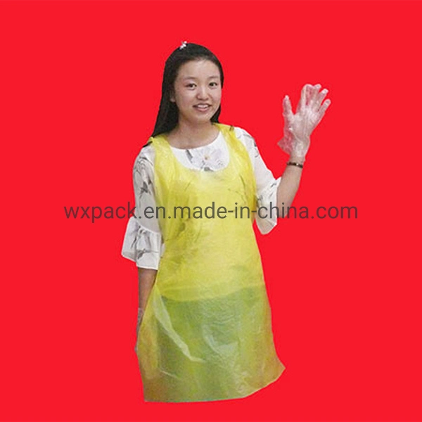 Disposable Plastic PE Salon Apron in Rolls