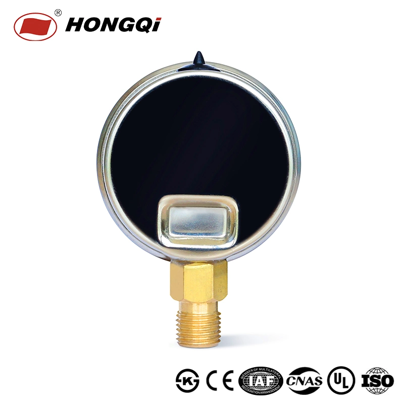 Hongqi 1.5" Cheap Price Silicone Oil/Glycerine Liquid Filled Pressure Gauge