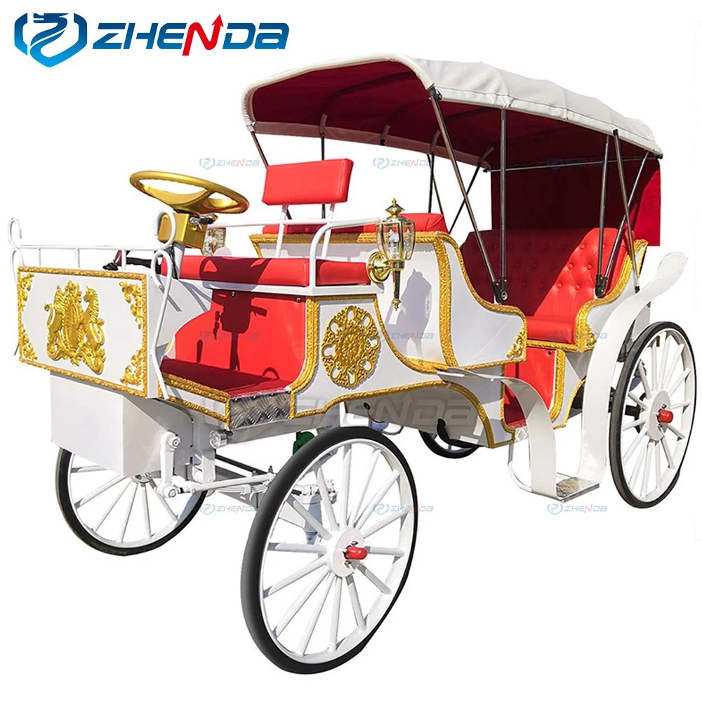 Used Royal Horse Carriage/Electric Sightseeing Cart/Tourist Shuttle Bus/Passenger Reception Vehicles