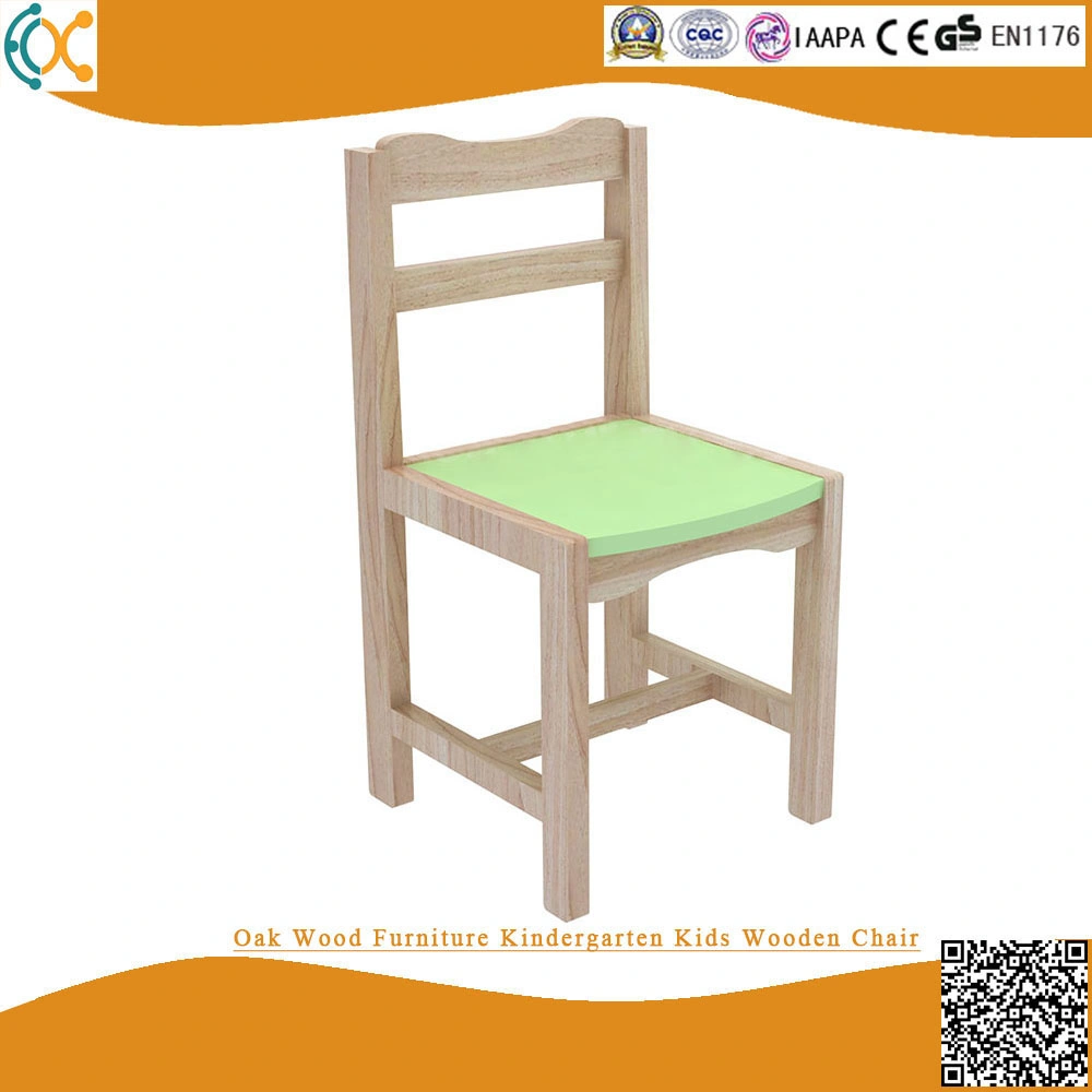 Kindergarten Kids Wooden Chair Preschool Solid Wood Furniture