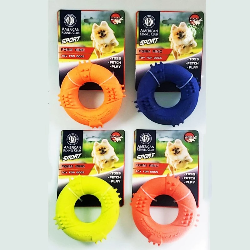 TPR Pet Toy Rubber Bite Ring Shape