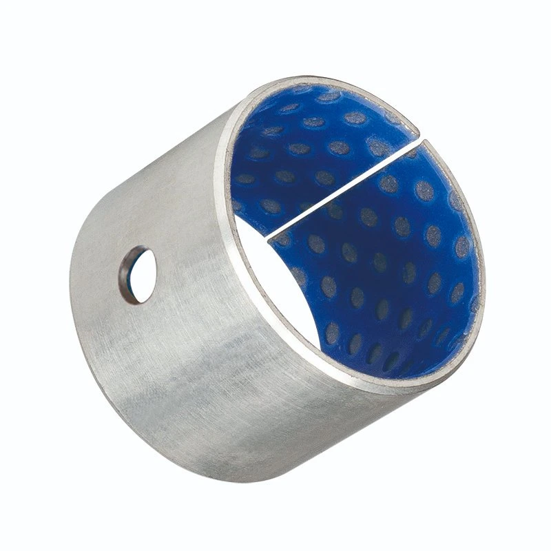 L'auto de lubrification de la bague de lubrification limite pour le châssis du véhicule ou machine hydraulique en acier avec POM bleu