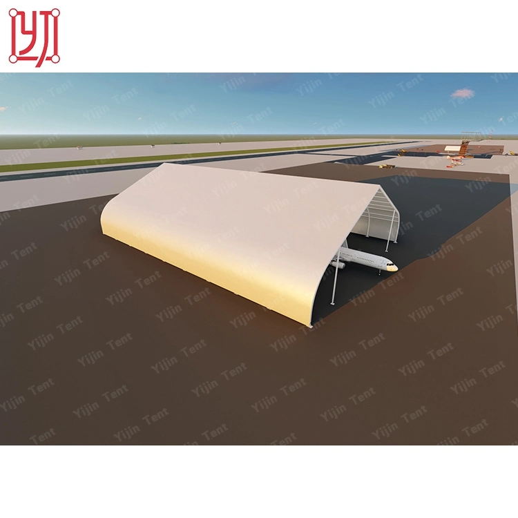 20m 30m Large Curve Shape TFS Hangar Construction Tent Warehouse