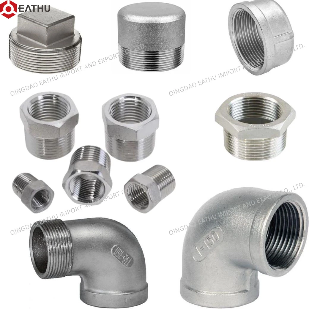 Factory Supply Hight Quality 150lbs Stainless Steel NPT BSPT Threaded Screwed Male Female Pipe Fitting