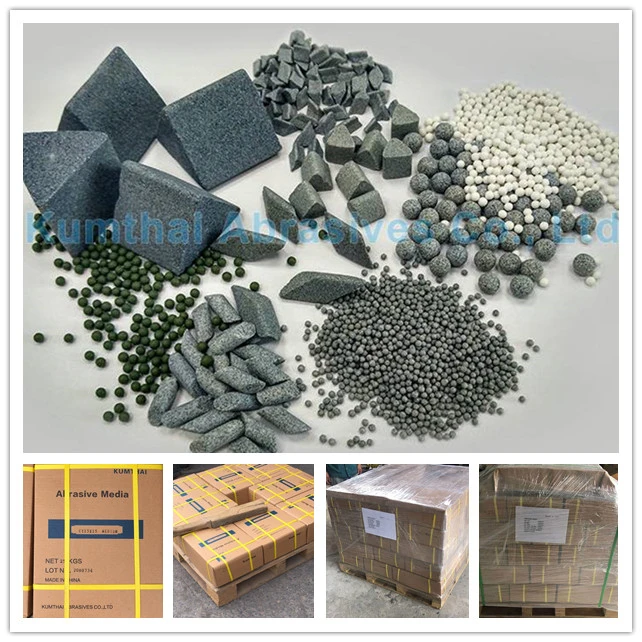 Grinding Polishing Abrasive Stone Ceramic/Plastic Media with Good Quality