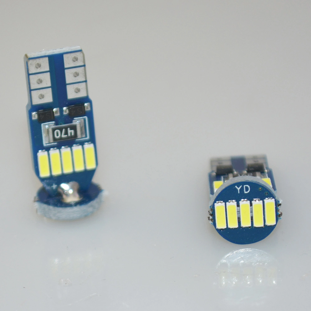 12 в W5W 194 168 501 15SMD Canbus без ошибок T10 15LED 4014 светодиодный фонарь заднего хода автоматической приборной панели T10 автомобиль Светодиодная лампа