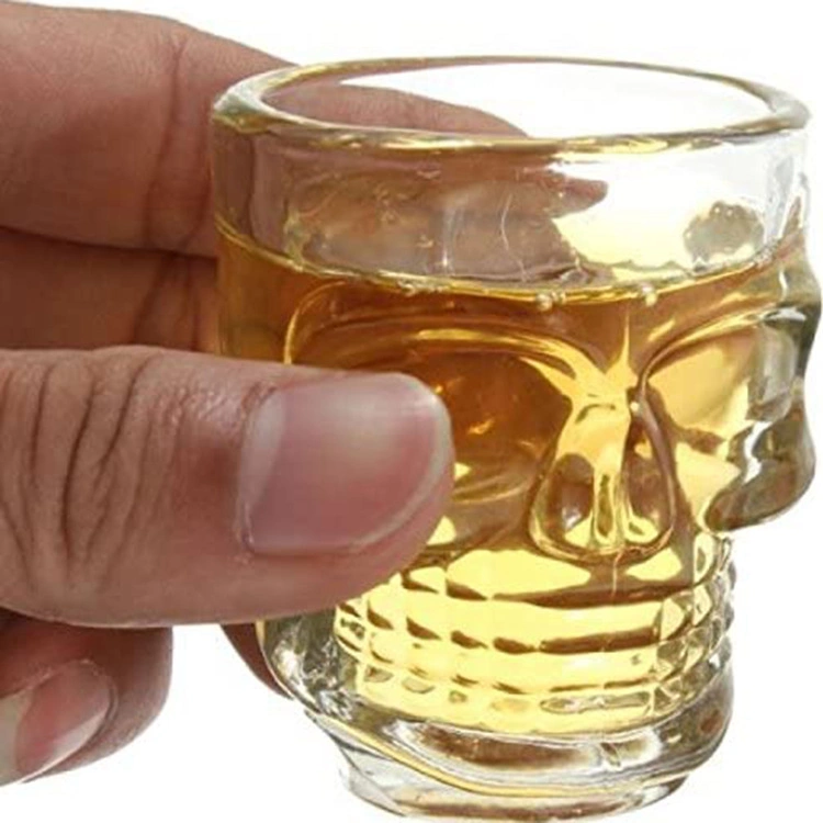 50ml 1.5oz beber whisky de la copa de cristal pequeño frasco de vidrio de embalaje de taza de jugo de Mini