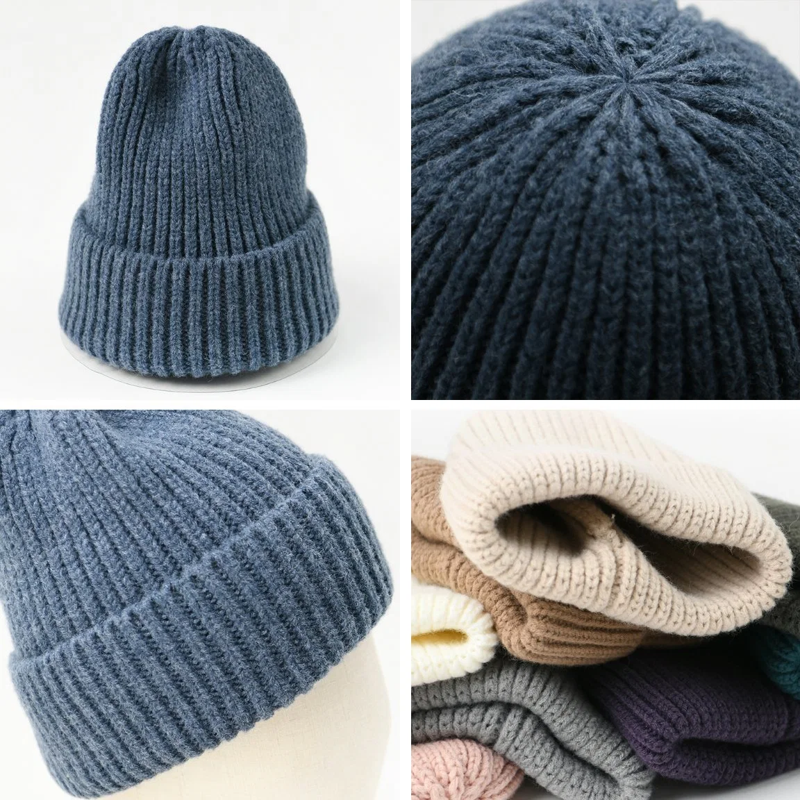 Chunky Beanie Hat juego de guantes de alta calidad y bajo el logotipo personalizado térmica MOQ Fabricante súper suaves tejidos de punto de Impresión de todo el invierno de regalo