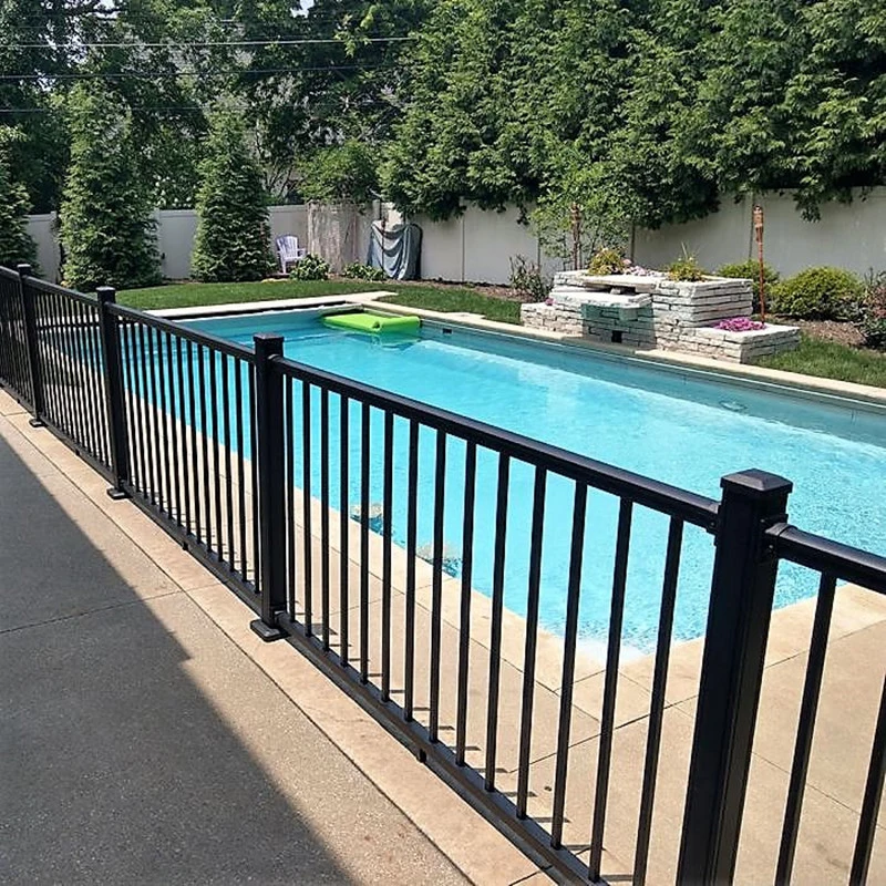 Powder Coated Security Fence Aluminum Fence Panel Steel Fence Garden Fence