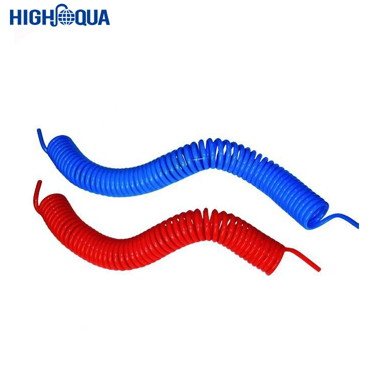 High quality/High cost performance  Flexible High-Pressure Colored Plastic Water Pipe Spiral PU/PE Hose