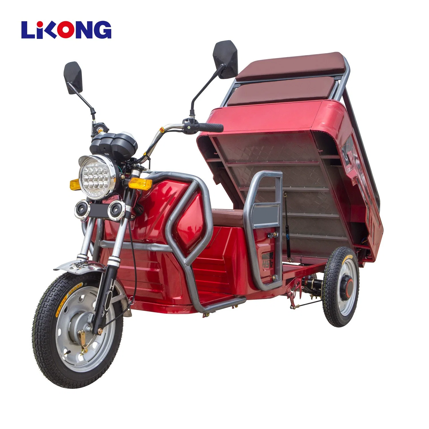 2021 New Design High Speed Gasoline Motorcycle for Cargo, Petrol Three-Wheeler Tricycle