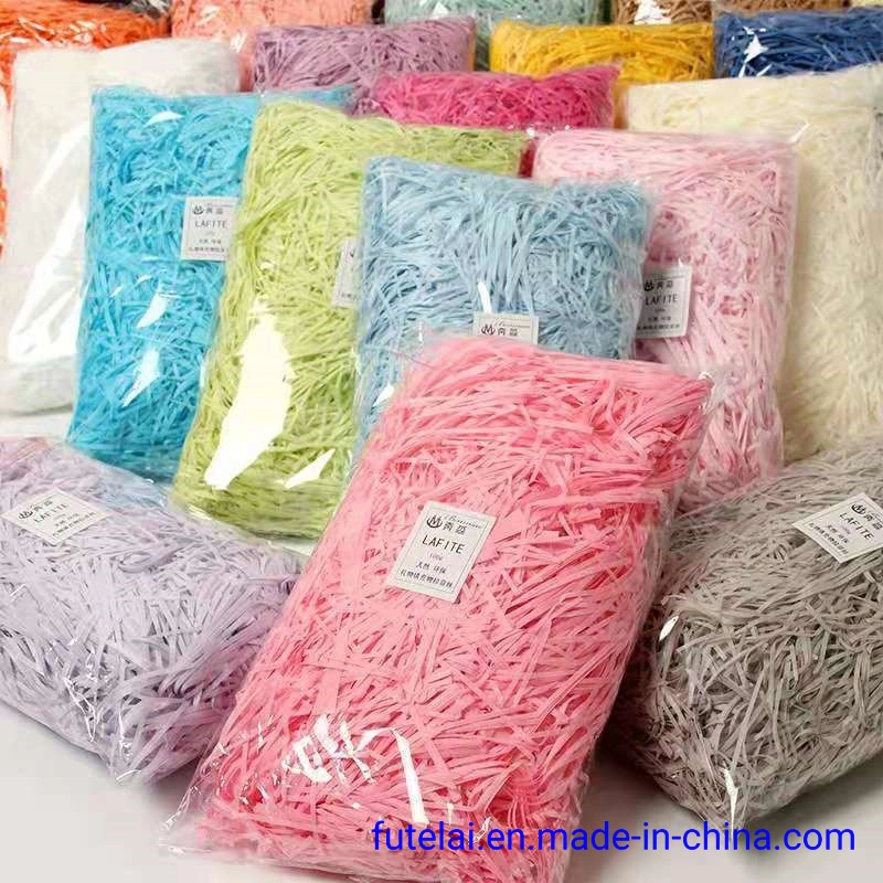 100g/Bag Filling Paper Decorative Crinkle Cut Paper Shredded Shred Paper