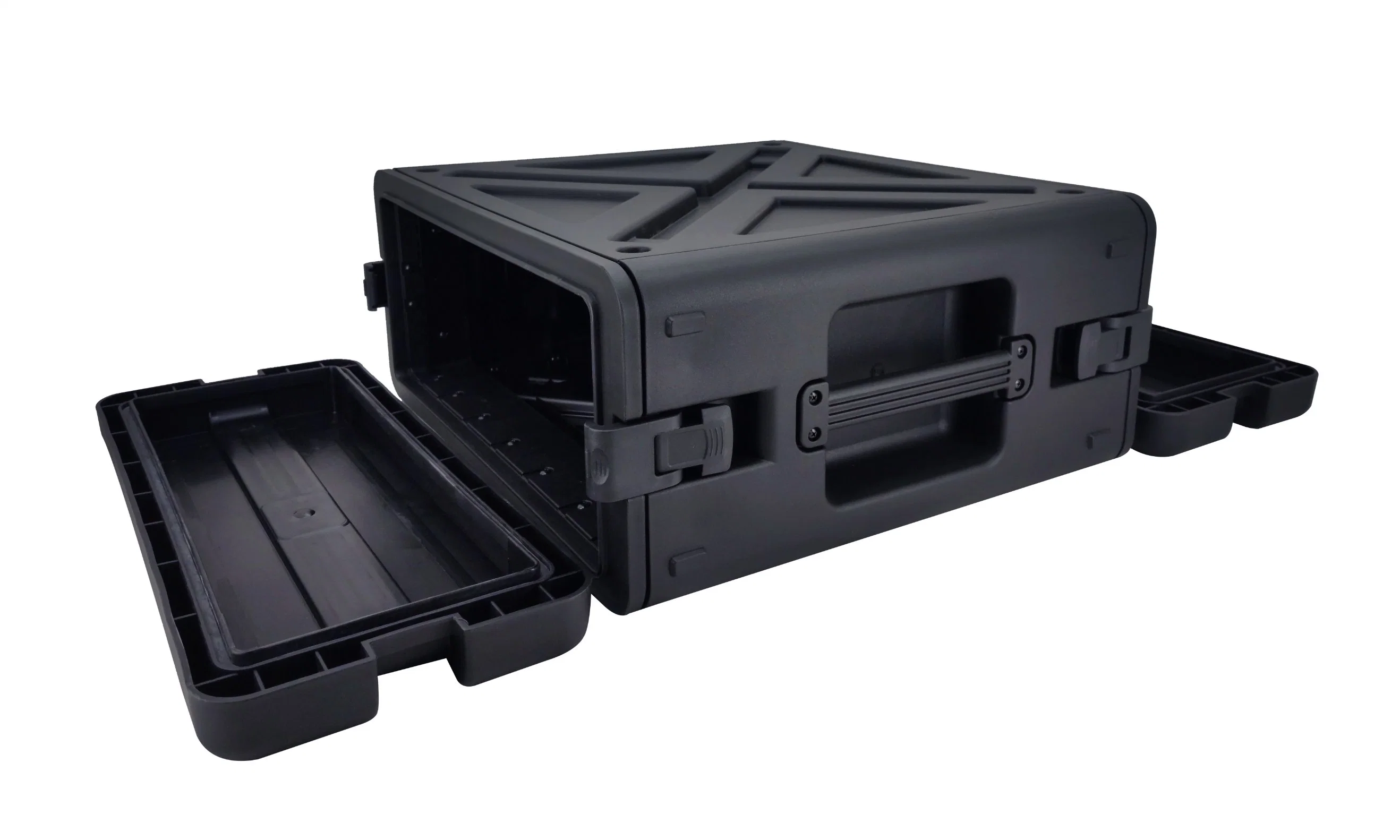 Hard Plastic 4u Rackmount Server Protective Flight Case, Waterproof Rack Case