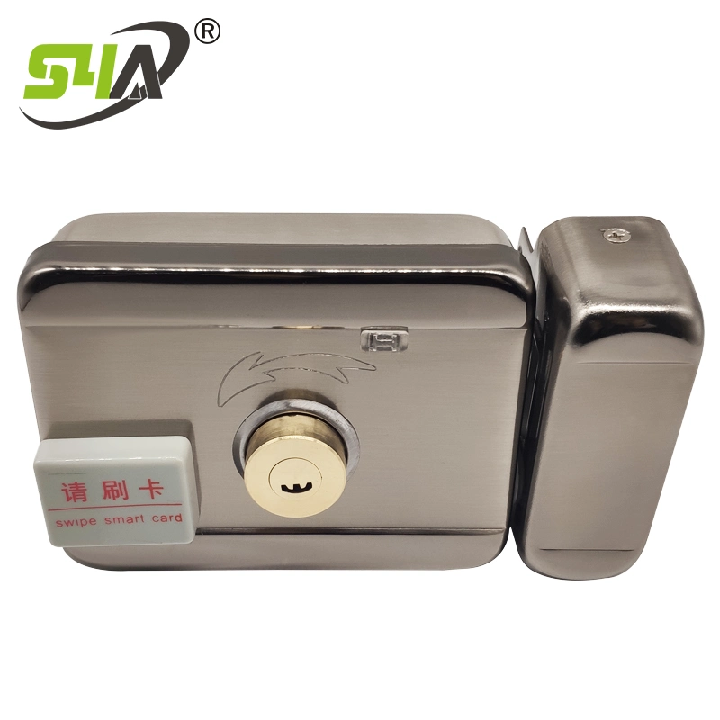 Double Cylinder Electric Integrated Lock Support ID Cards