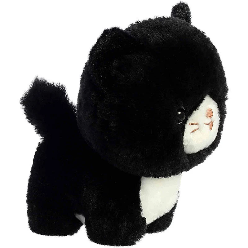 Wholesale/Supplier New Customized Soft Realistic Plush Black Cat Stuffed Animals Toys Cute Soft Plush Cat Toy