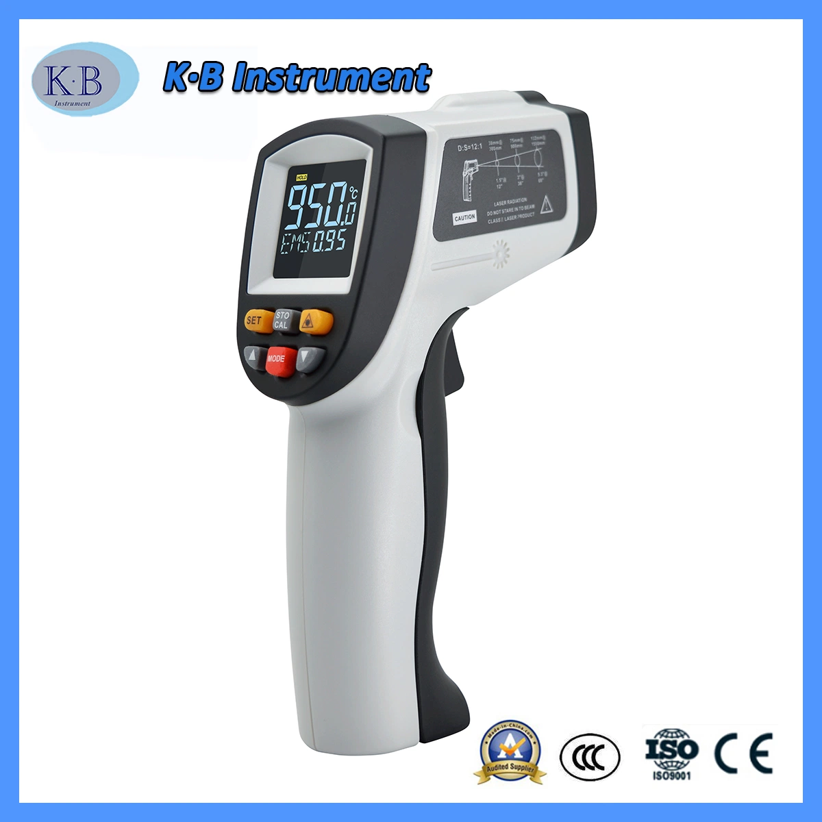 Digital Non-Contact High Temperature Infrared Thermometer (GT950)