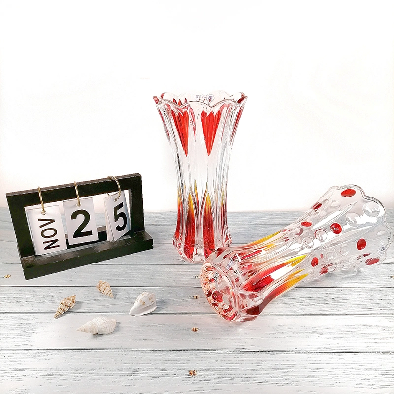 تخصيص الزجاج Vase Clear Glass Flower Vase للمنزل و أدوات زجاجية ديكور للحفلات