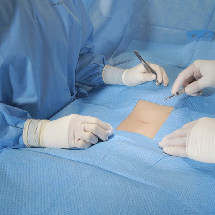 Film PE stratifié Smpe hydrophile Nontissé pour SURGICAL DRAPE jetables