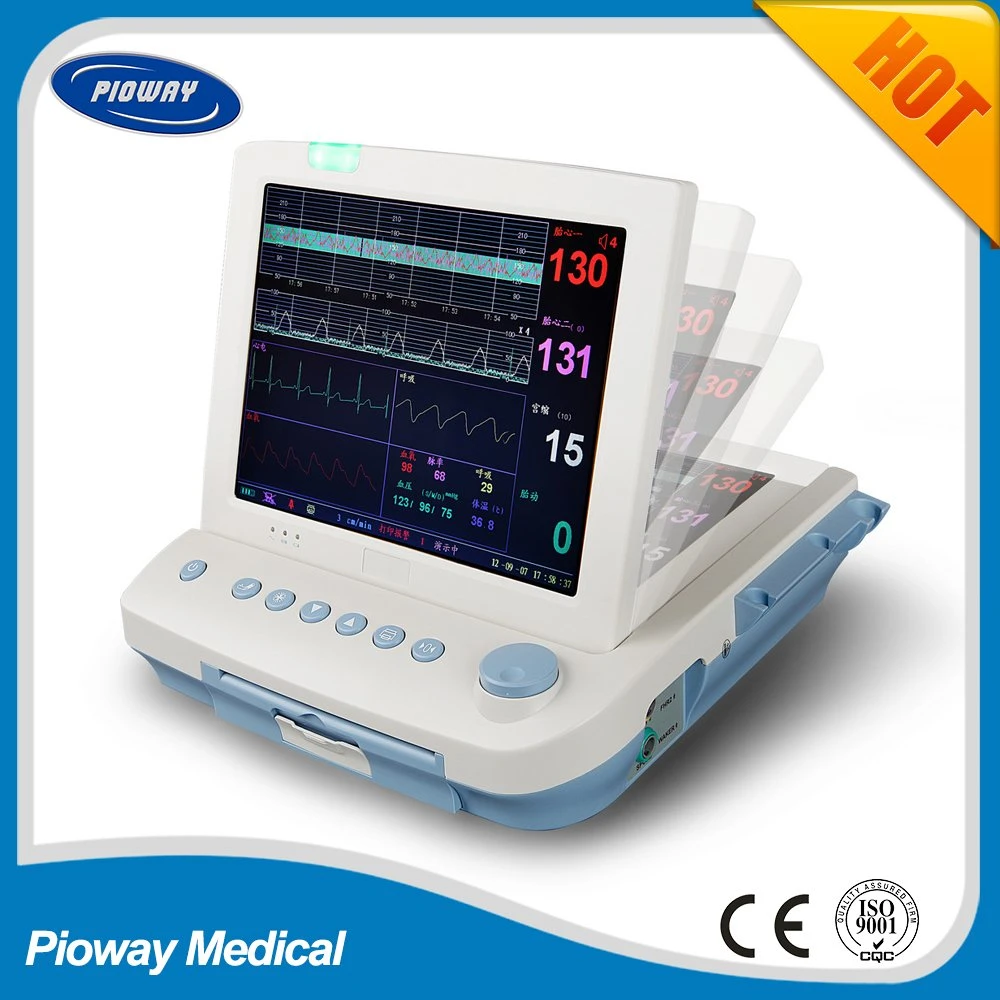 جهاز مراقبة الجنين للأم Heartbeat مع جهاز التصوير القلبي CTG الخاص بالطابعة الحرارية (PW9000B)