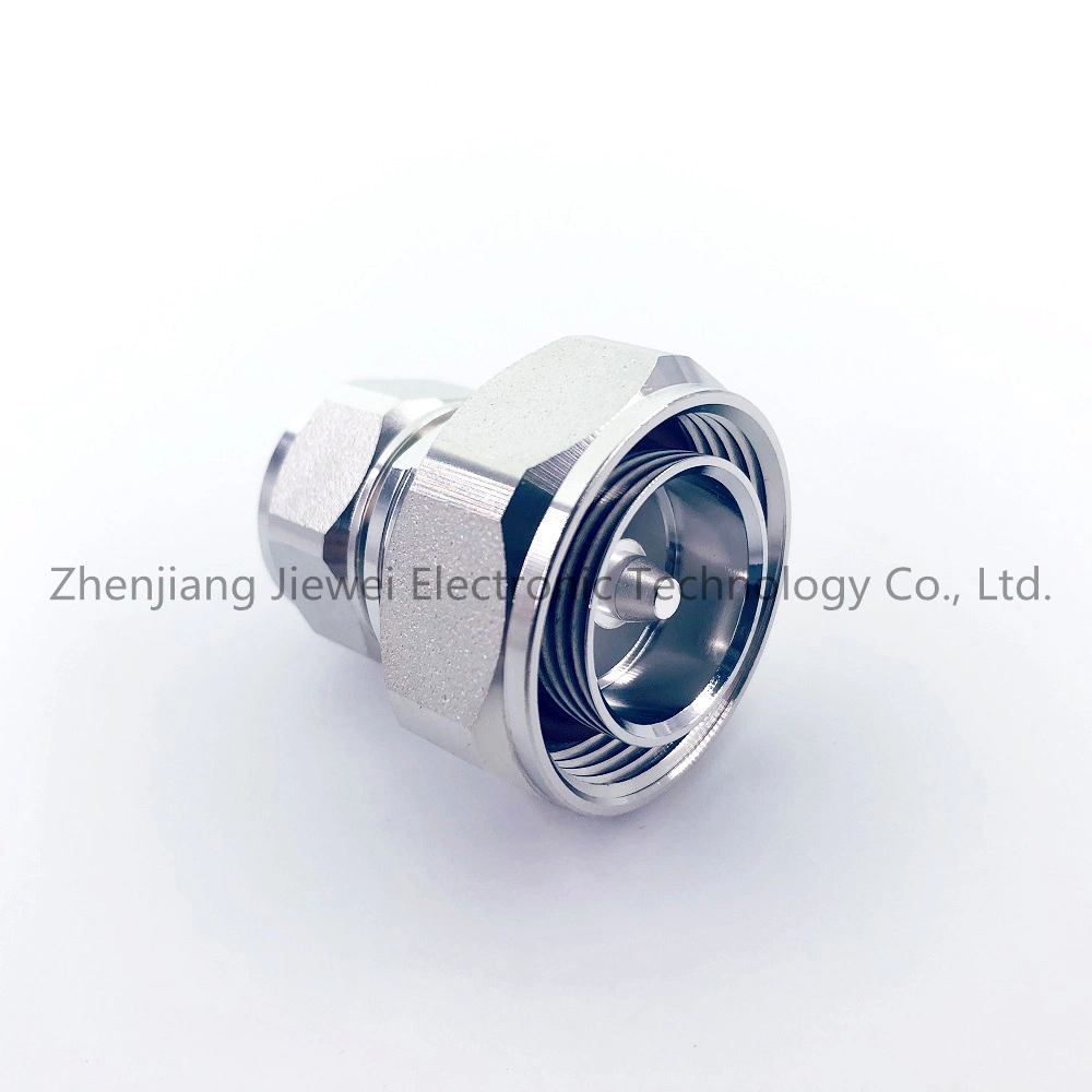 4.3-10 Mini DIN Male to 7/16 DIN Male RF Adapter, 7/16 Male to 4.3-10 Male Adapter