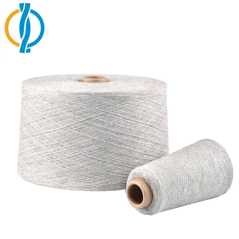 Open End Cotton Polyester Blended Yarn Free Samples Regenerated Cotton Yarn for Gloves Knitted