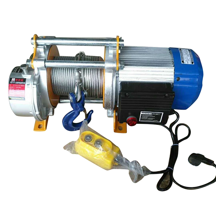 1t 1.2t 1.5t Electric Wire Rope Winch 220V 380V 30m to 100m