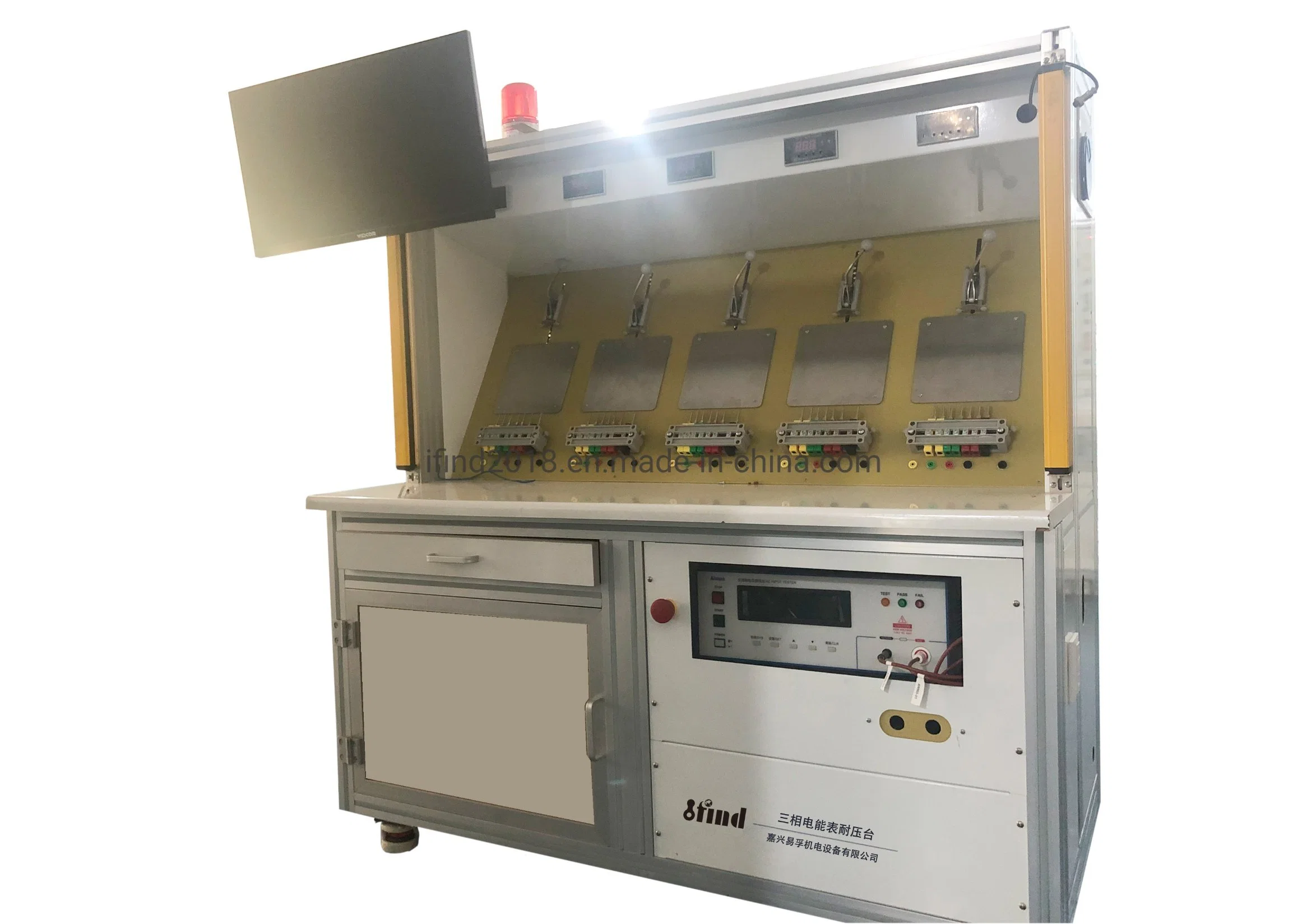 Three Phase Close-Link Kwh/Electric/Energy Meter Test Bench with Isolated Test Bench Instrument