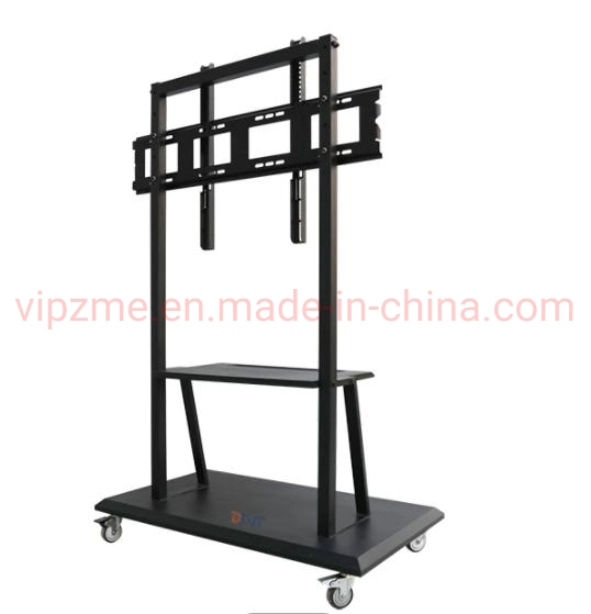 Flat Panel TV Moveable Floor Stand with Wheels AV Shelves