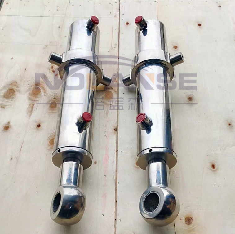 Factory Double Acting Stainless Steel Cylinder for Marine Boat