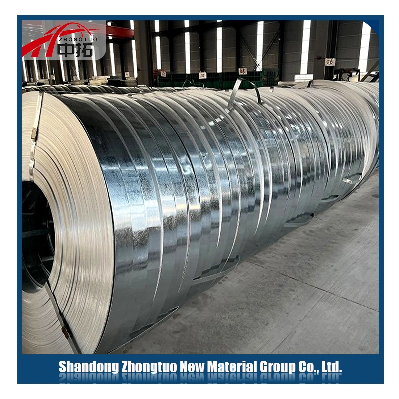 China Steel Factory Hot Dipped Dx51 Dx51d 26 Gauge 28 Gauge Z60 Z275 Z180 Gi Coil Strip Dx51d 0.19mm Thickness 1.2mm Hot Dipped Hdgi Free Cutting Gi Steel Strip