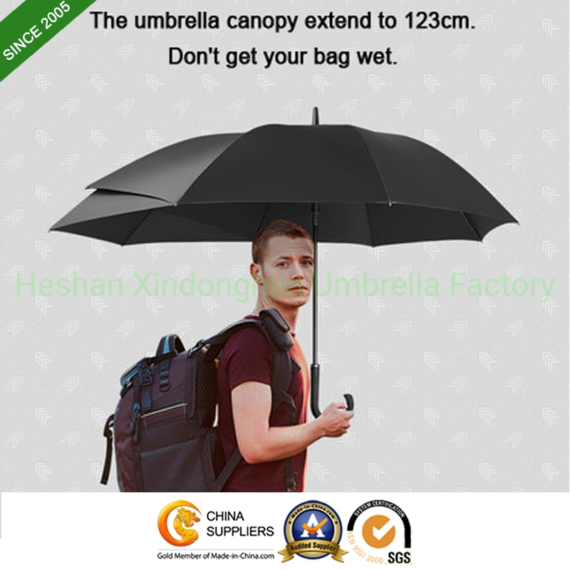 New Item Creative Auto Telescopic Double Layer Swallow Forked Tail Straight Umbrella (SU-0023DS)