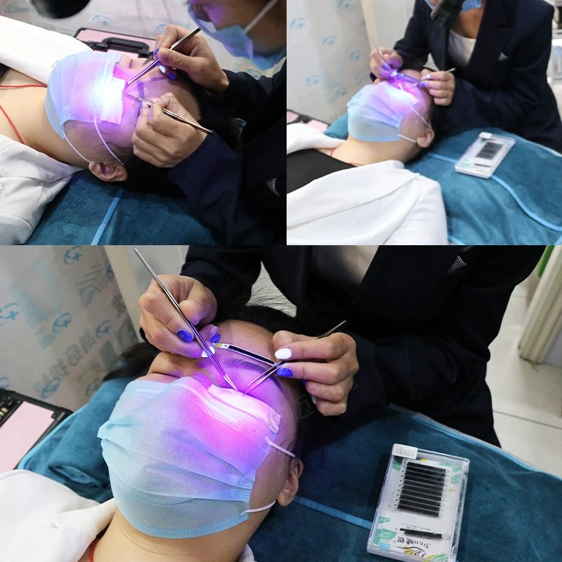 CE إن صالون التجميل FCC Beauty Salon يستخدم مصباح LED الخاص بأرضية الحامل الاحترافية إضاءة سريعة لمصباح الرماد LED ثنائي UV