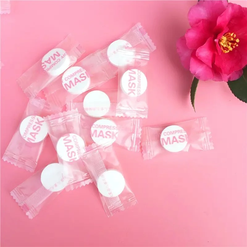 Compressed Mask Paper Compressed Mask Granules 50 Capsules Candy Type Hydrating Mask