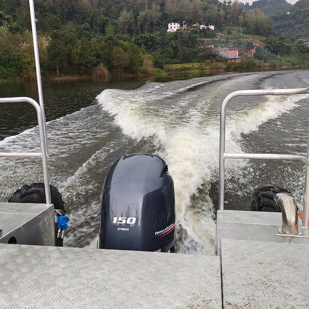 Bateau pilote de patrouille en aluminium de 15 m/bateau à moteur de sauvetage de vitesse en aluminium