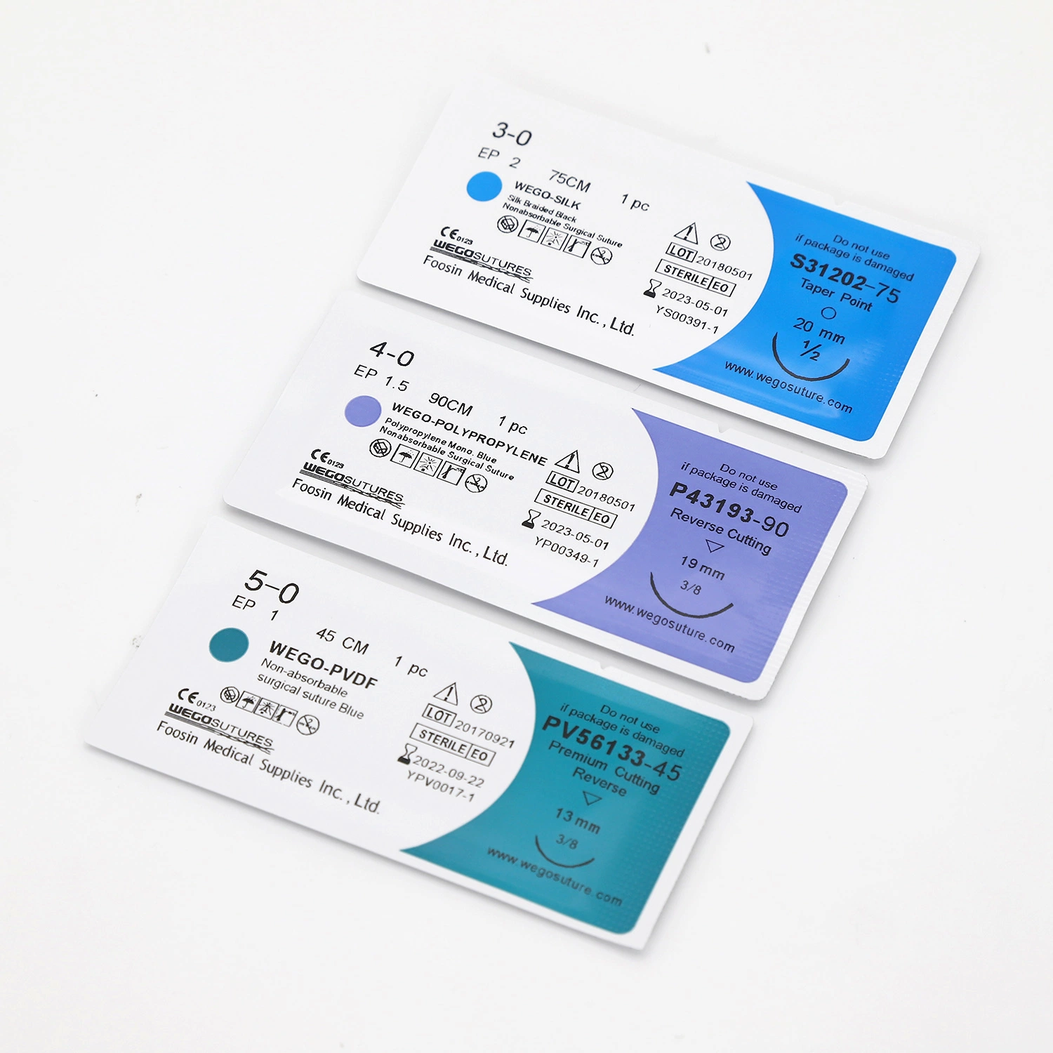 Disposable Sterile Medical Surgical Silk Suture