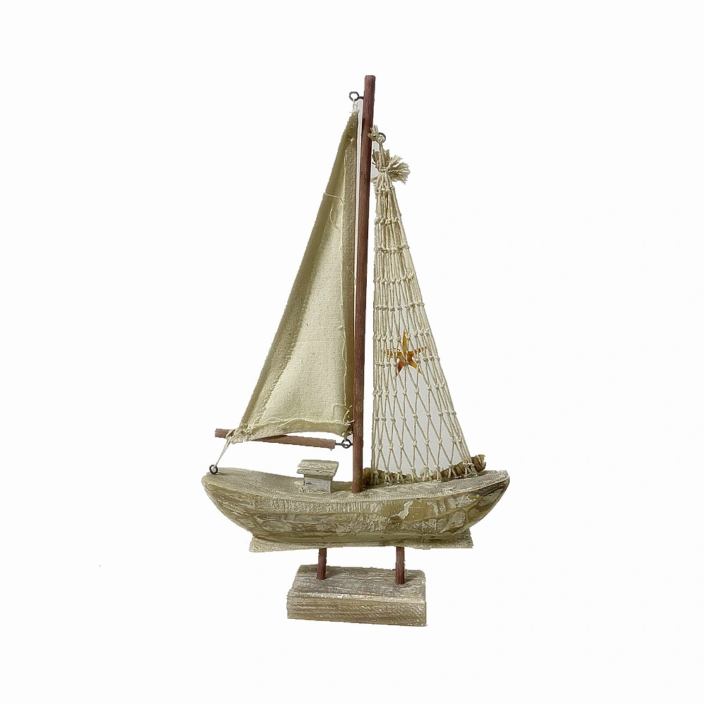 Handmade Wood Material Art Crafts Model Ship as a Souvenir