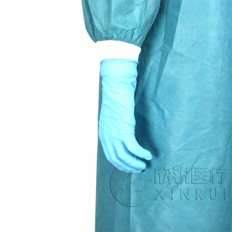 Anti-Static Disposable Hospital Sterile SMS Theatre Isolation Gown Surgical Gown - Standard