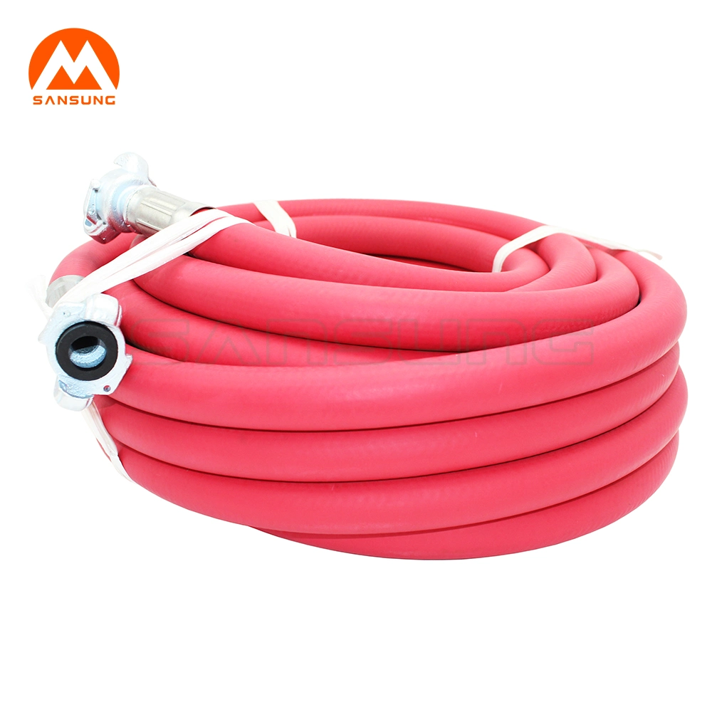 Y20/Y24 Jack Hammer Rock Drill Machine Rubber Air Hose with ID 19mm 25mm for Pressure 2MPa 300psi