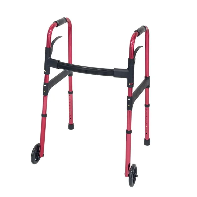 Bliss Medical Aluminum Walking Aids Zimmer Frame Nursing Shopping Cart Foldable Standard Walker Walking Frame