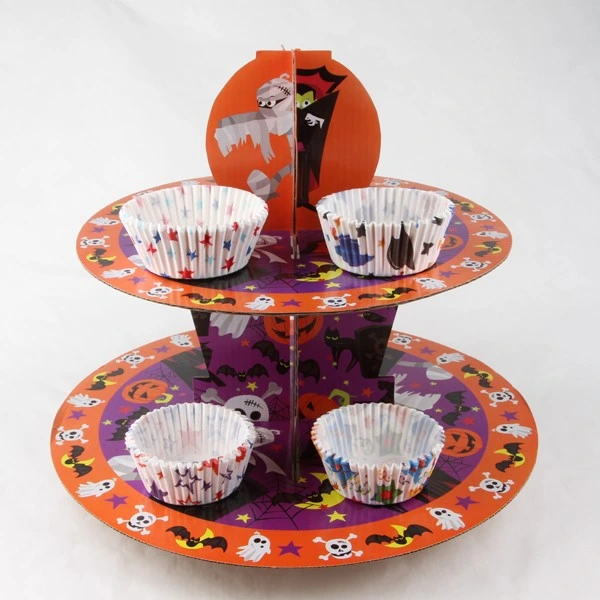 Disposable Home Party Paper Afternoon Tea Cake Candy Nuts Stand