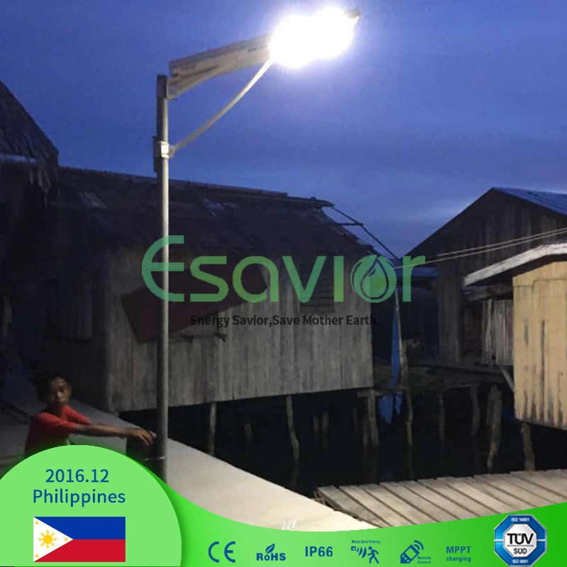 2000lm LED Solar Street Light All in One Outdoor Solar Lighting Energy Saving Lamp
