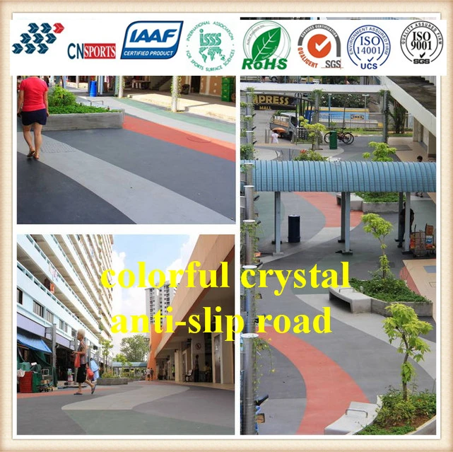 Simple Construction Weather Resistance and Uvioresistant Non Slip Flooring