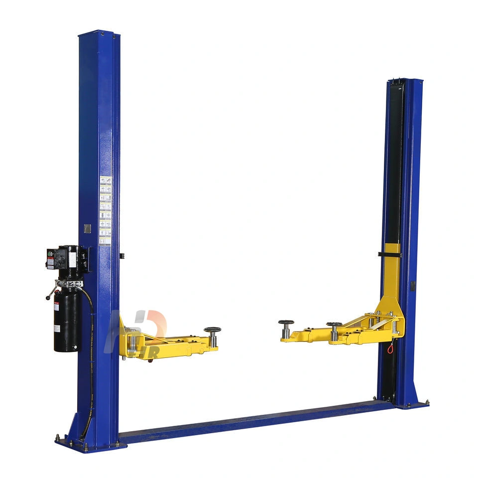 4 Ton 2 Post Car Lift for Sale Two Post Hydraulic Car Lift Automotive Equipment Car Tools Hydraulic Floor Plate 2 Post Car Lift Garage Equipment